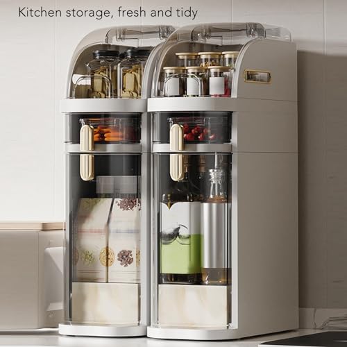 Narrow Bathroom Floor Storage Cabinet with Drawers Z6425