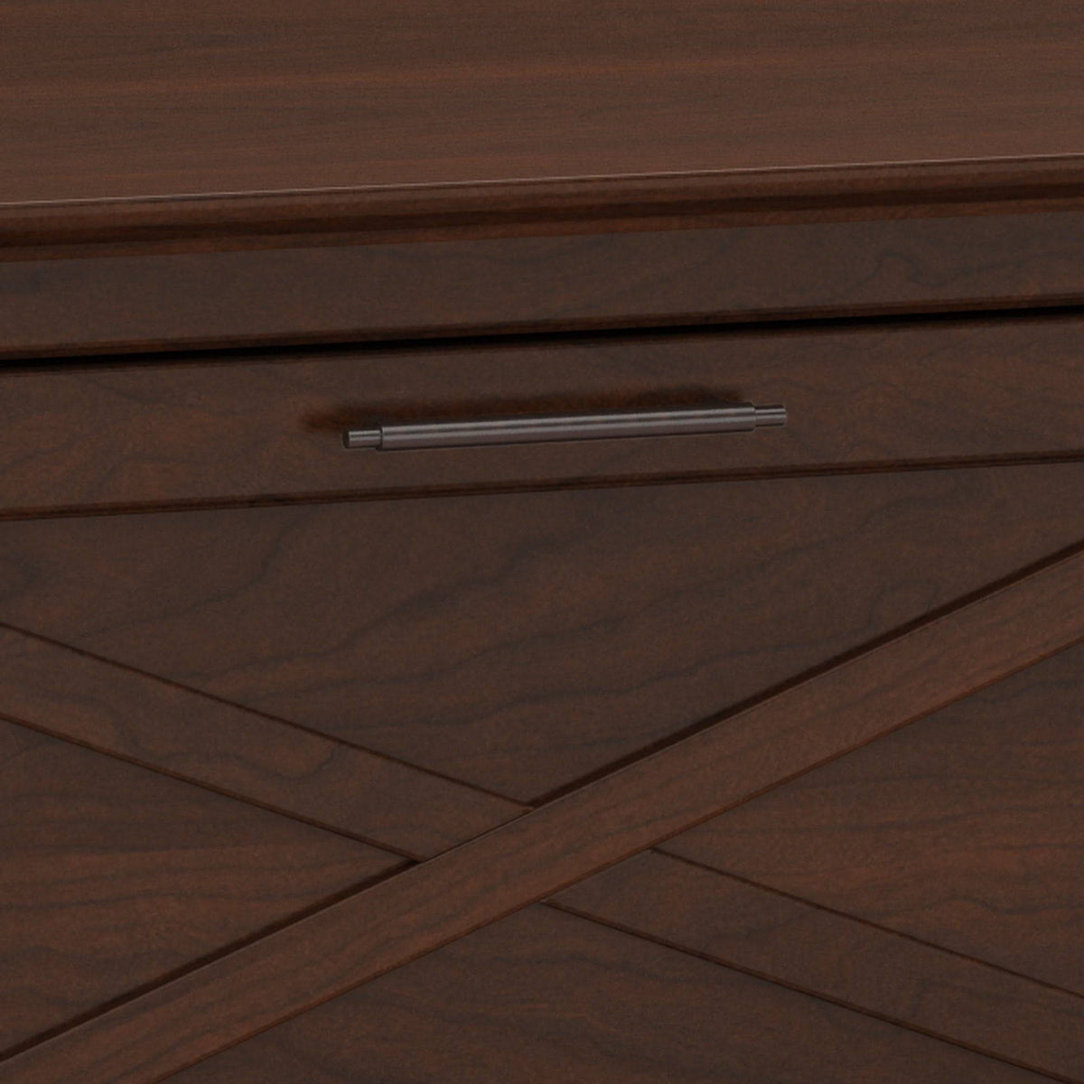 48-Inch Writing Desk with Lateral File Cabinet W3336