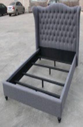 Queen Grey Upholstered Bed C159566