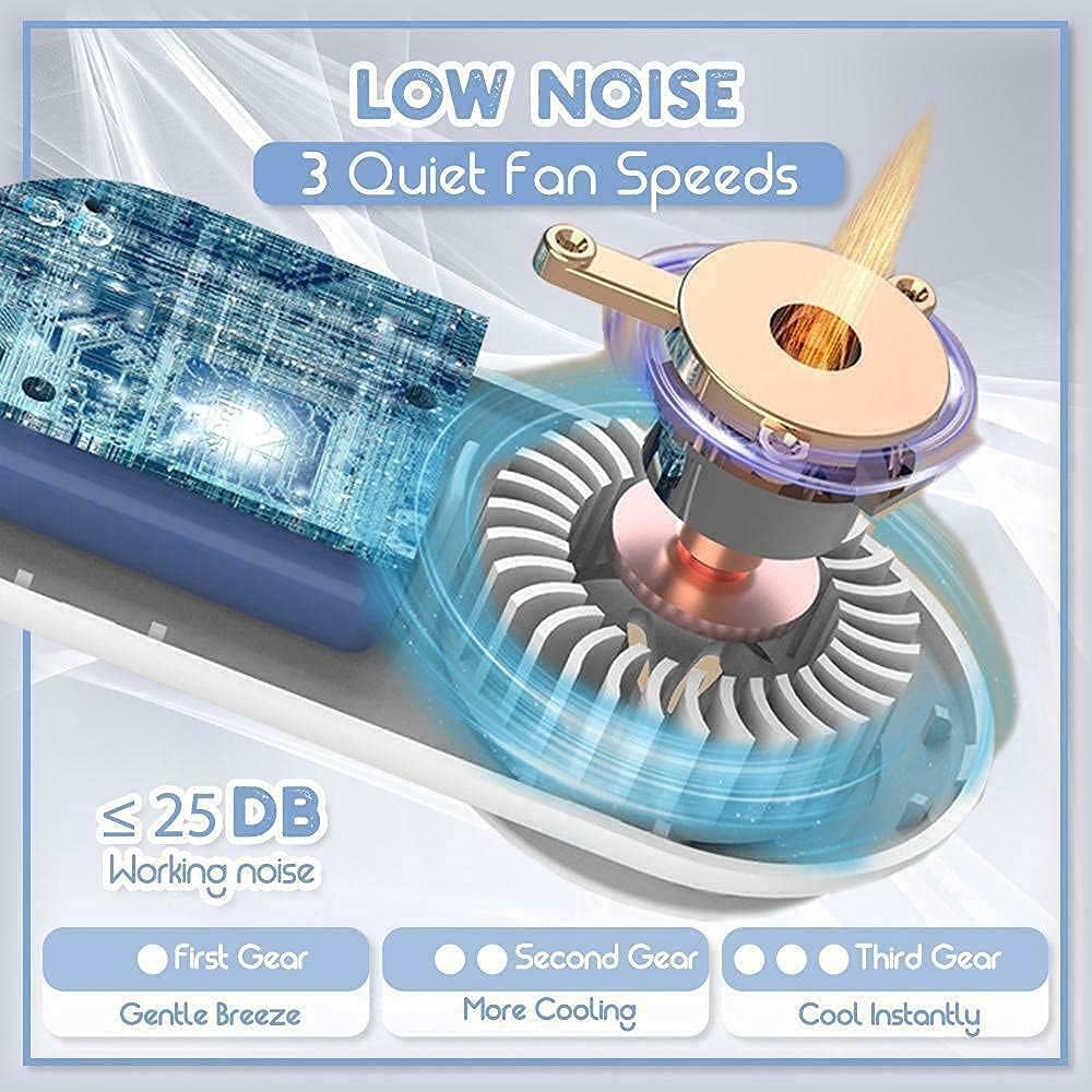 White Wearable Mini Reusable Air Purifier I3936