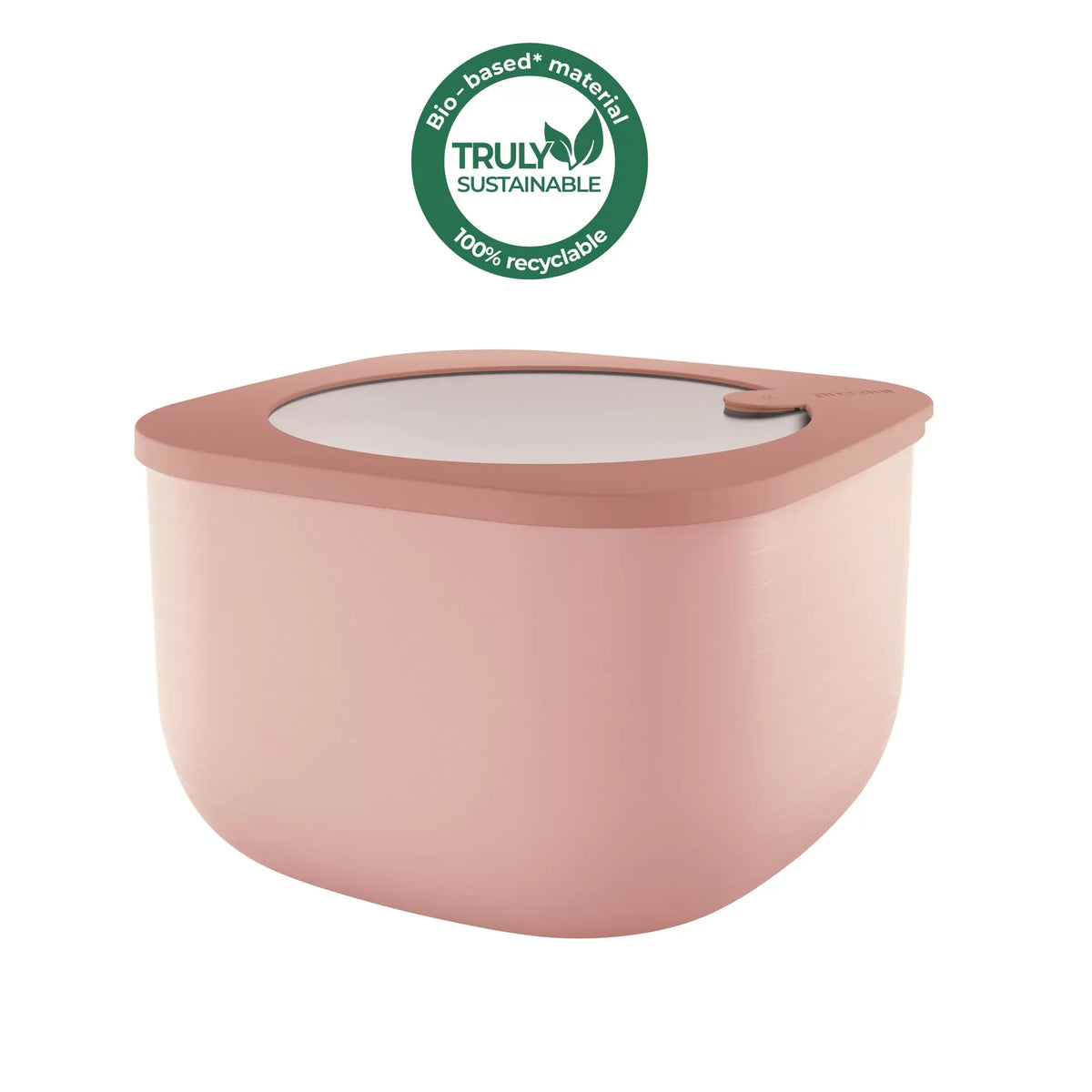 Airtight Fridge Freezer Microwave Containers Peach Blossom Pink 2800cc B187137