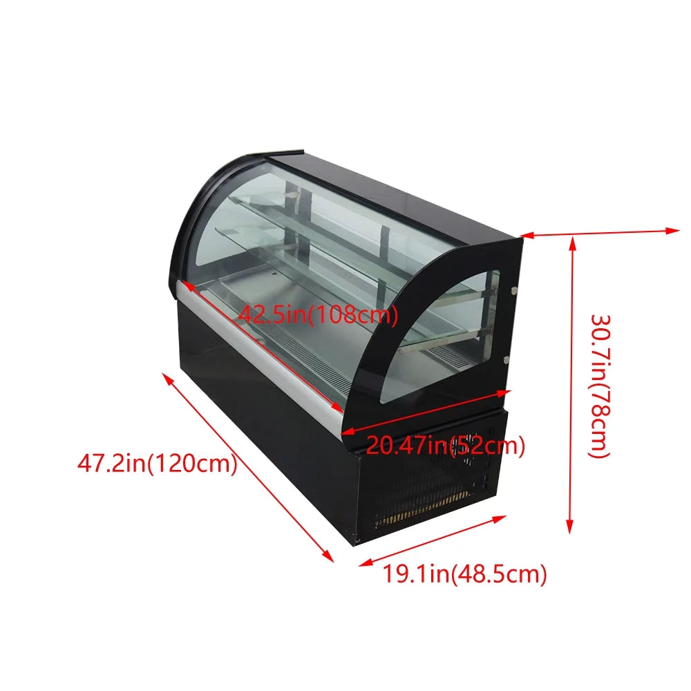 47" Refrigerated Cake Showcase Display Case M50990