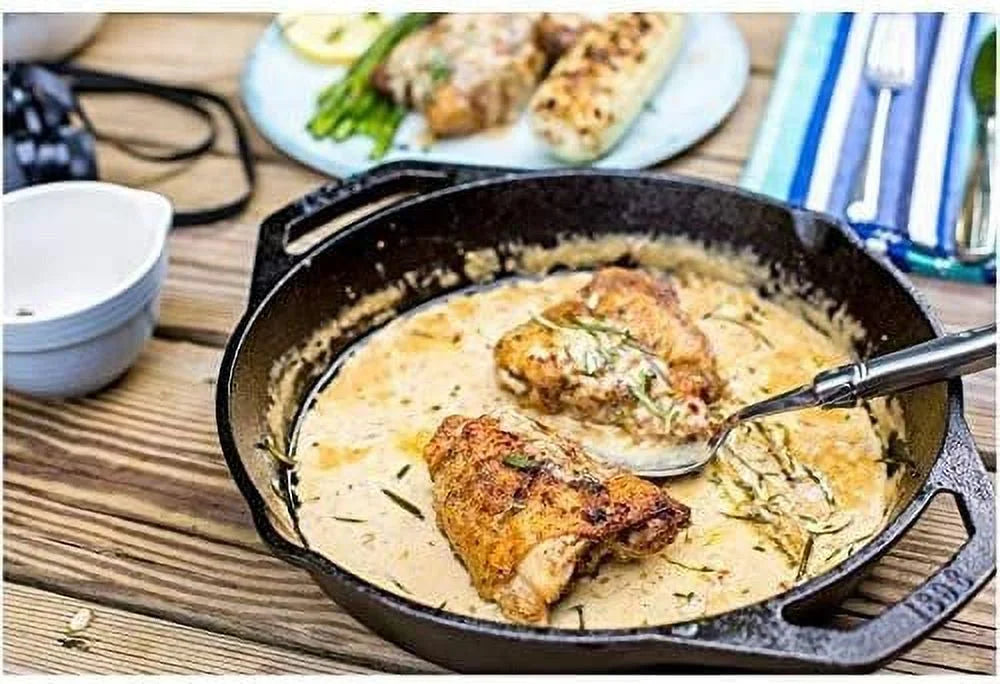 Cast Iron Dual Handle Pan 12 inch Black S243