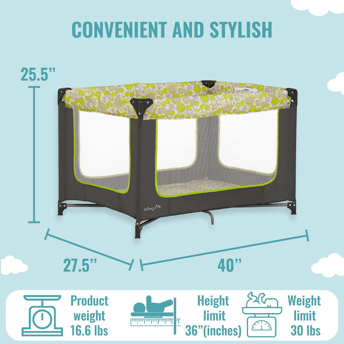 Portable Playard with Carry Bag B604