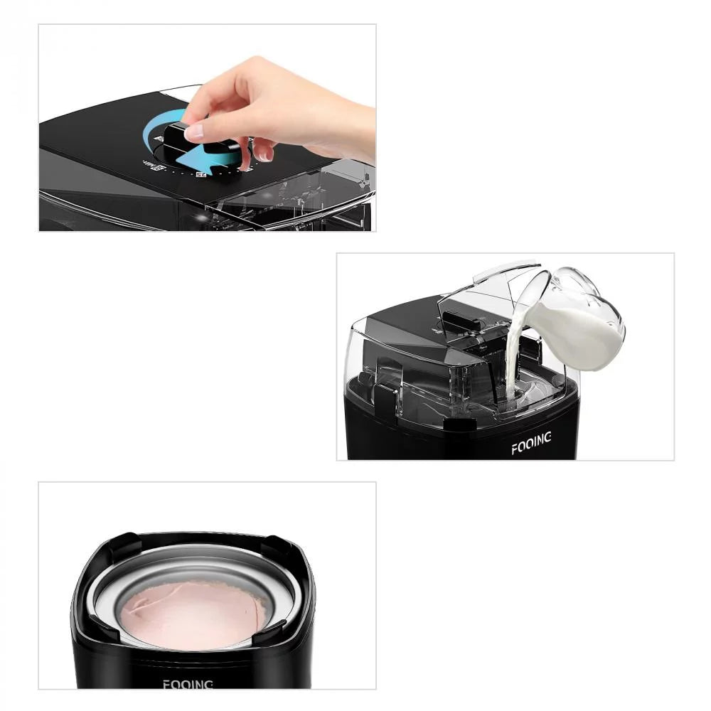 Ice Cream Makers Machine (Black) A6446