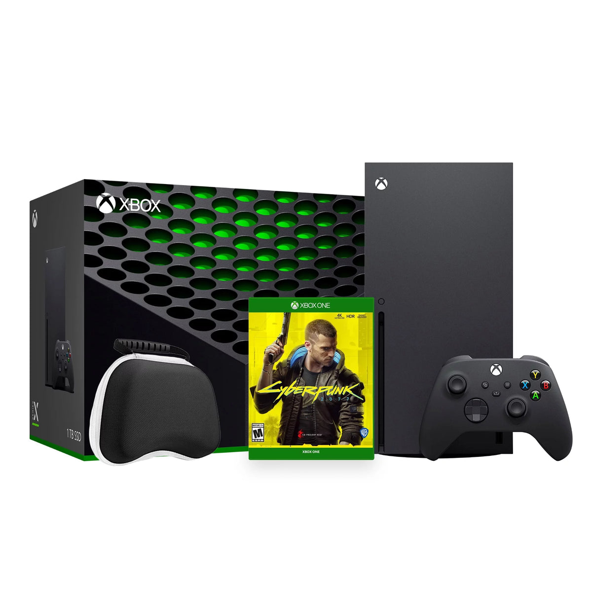 Xbox Series X 1TB SSD Black Gaming Console and Wireless Controller X6774