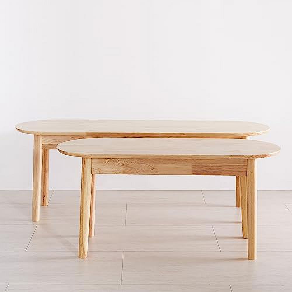 Natural Oak Wooden Dining Bench S2938