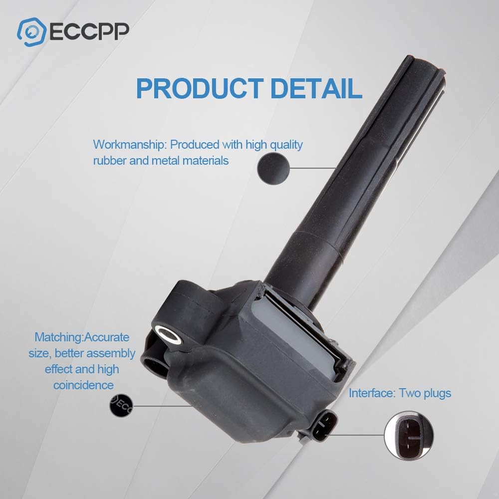 Portable Spare Car Ignition Coils Compatible with Lexus ES300 Toyota Avalon Camry Sienna Solara 1996-2003 Replacement for UF155 C1040 Pack of 3 Q63933