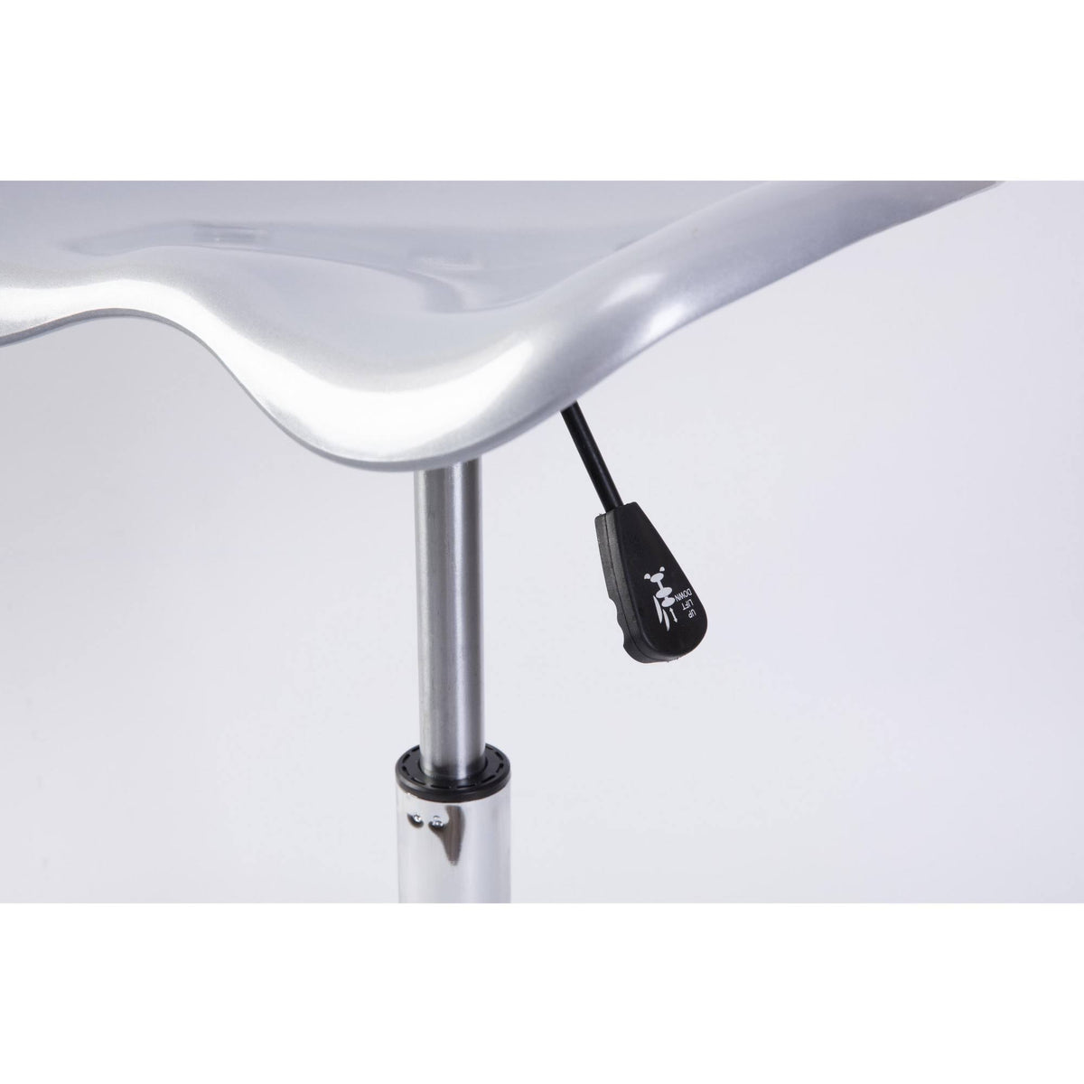 Gray Tractor Seat Swivel Chair with Casters O46633