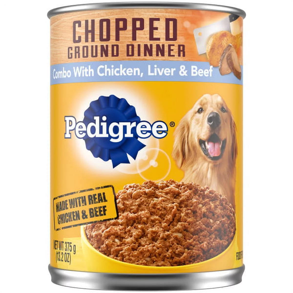 Chicken Beef & Liver Chopped Ground Dinner Wet Dog Food, 13.2 oz Cans, 12 Pack W2511