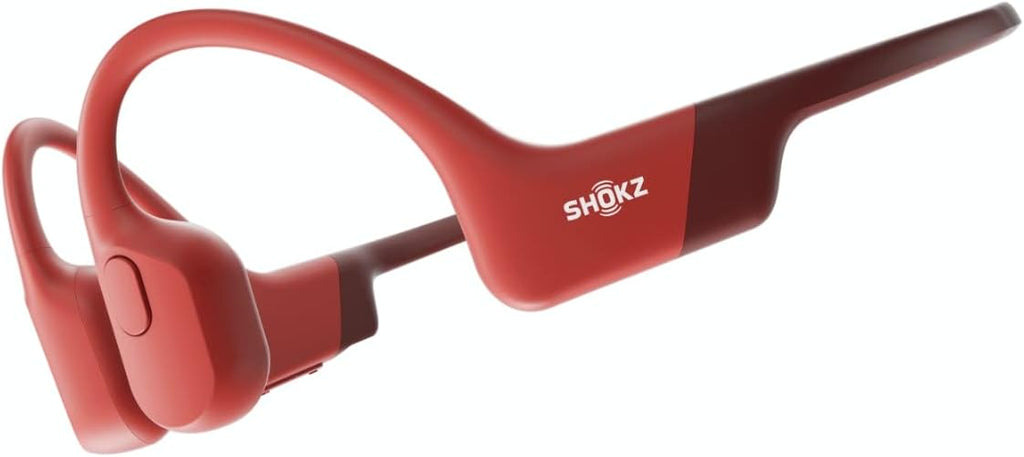 Red Open-Ear Bluetooth Sport Headphones with Headband P801