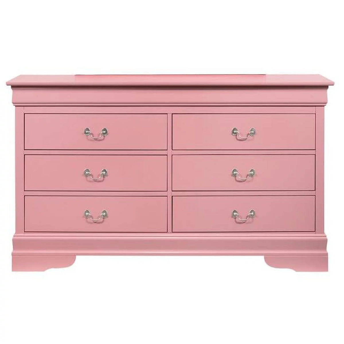 Pink 6 Drawer Double Dresser D906772