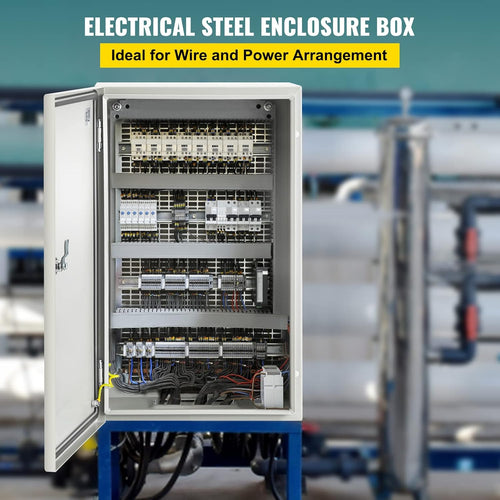 20 x 12 x 10'' NEMA 4X Steel Electrical Box with Mounting Plate L11244