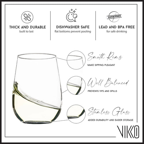 16 Ounce Wine Glasses Set Of 6 B24835