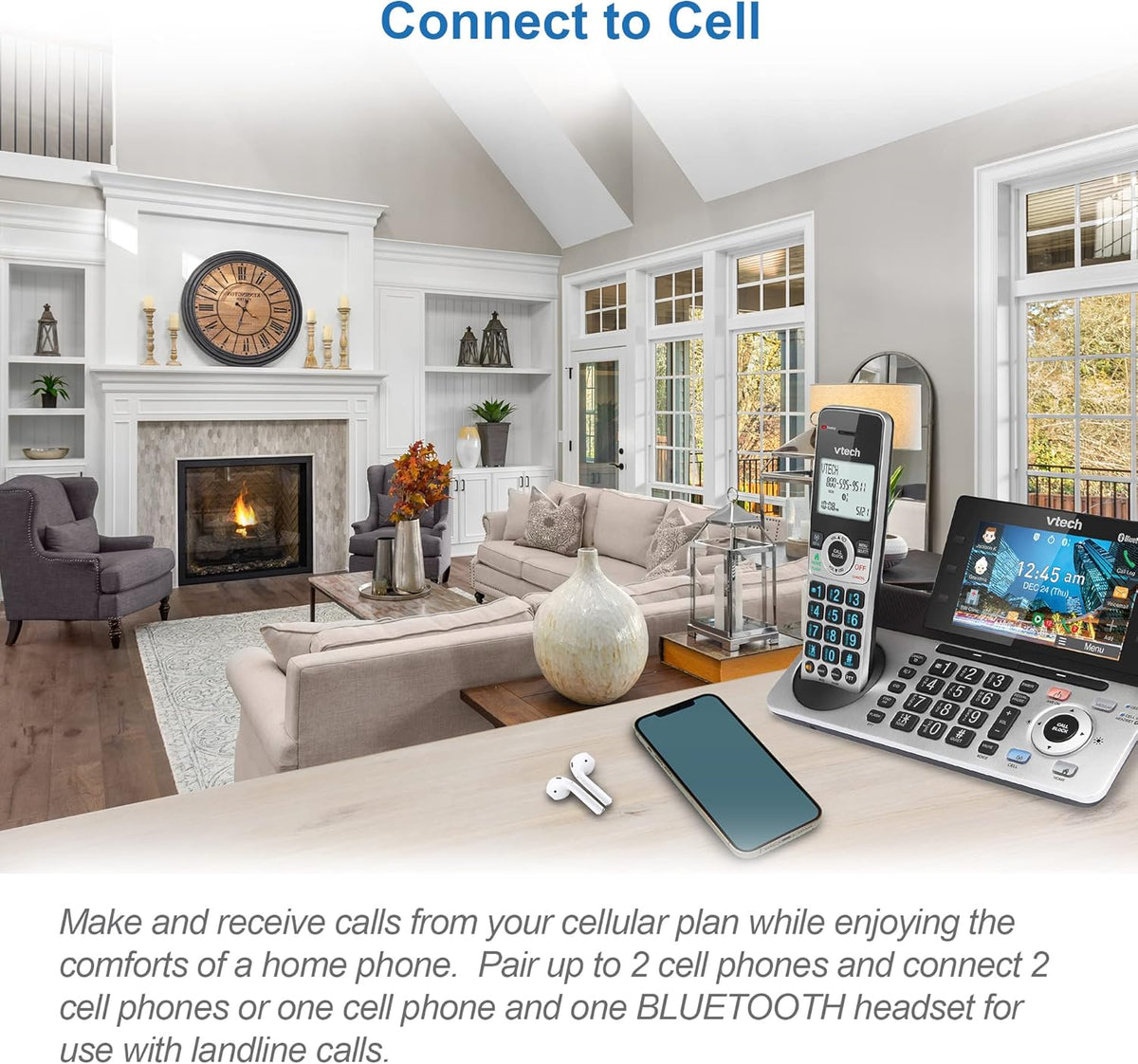3-Handset Cordless Phone with Answering System T632