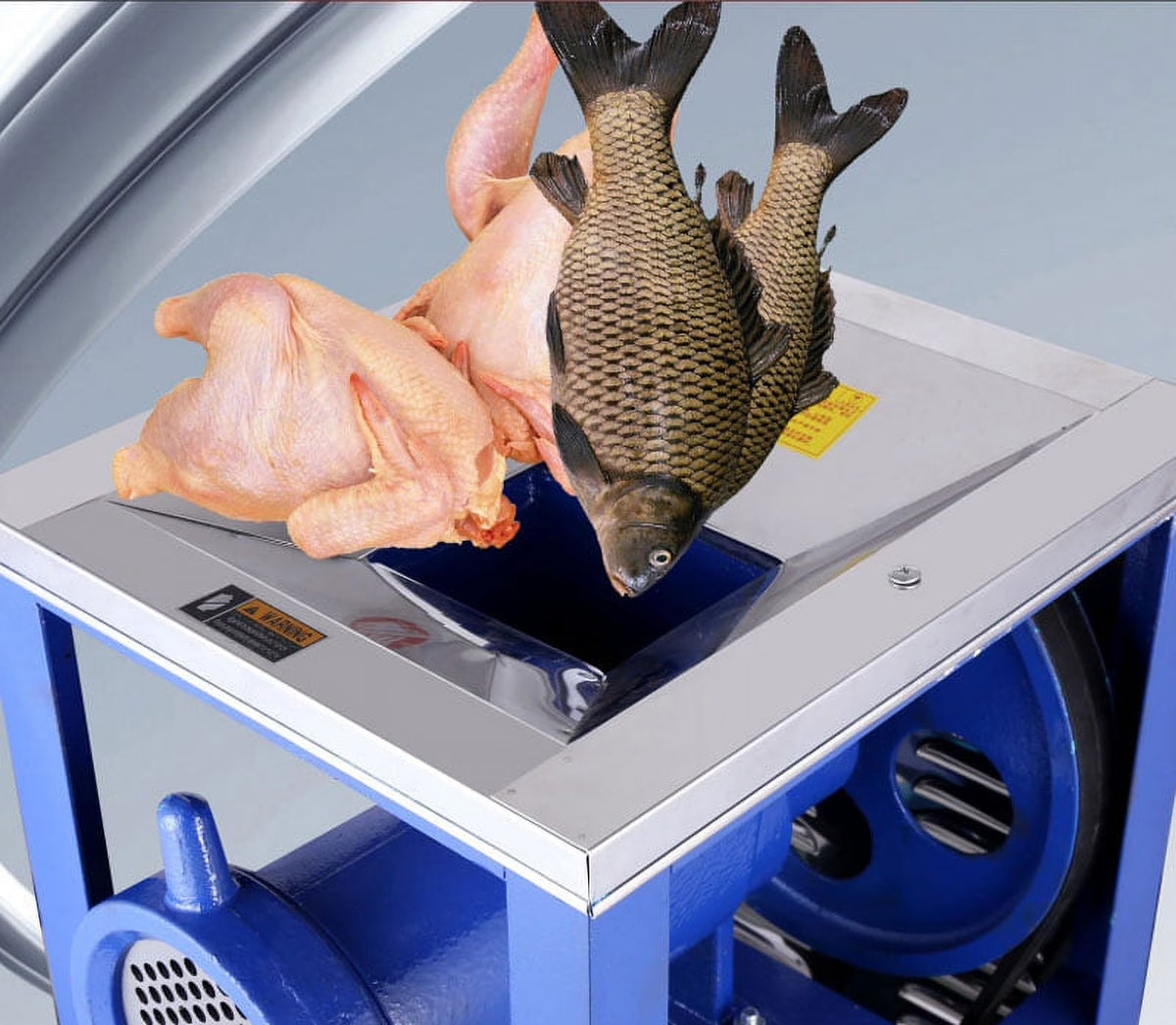 Electric Bone Crusher Ground Meat Crushing Feed Food Seasoning 220V 3KW G58933