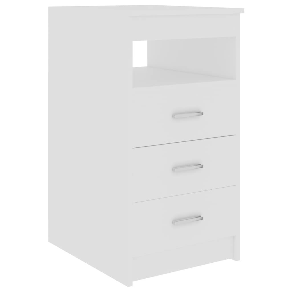 Concrete Gray Chipboard Drawer Cabinet L45917
