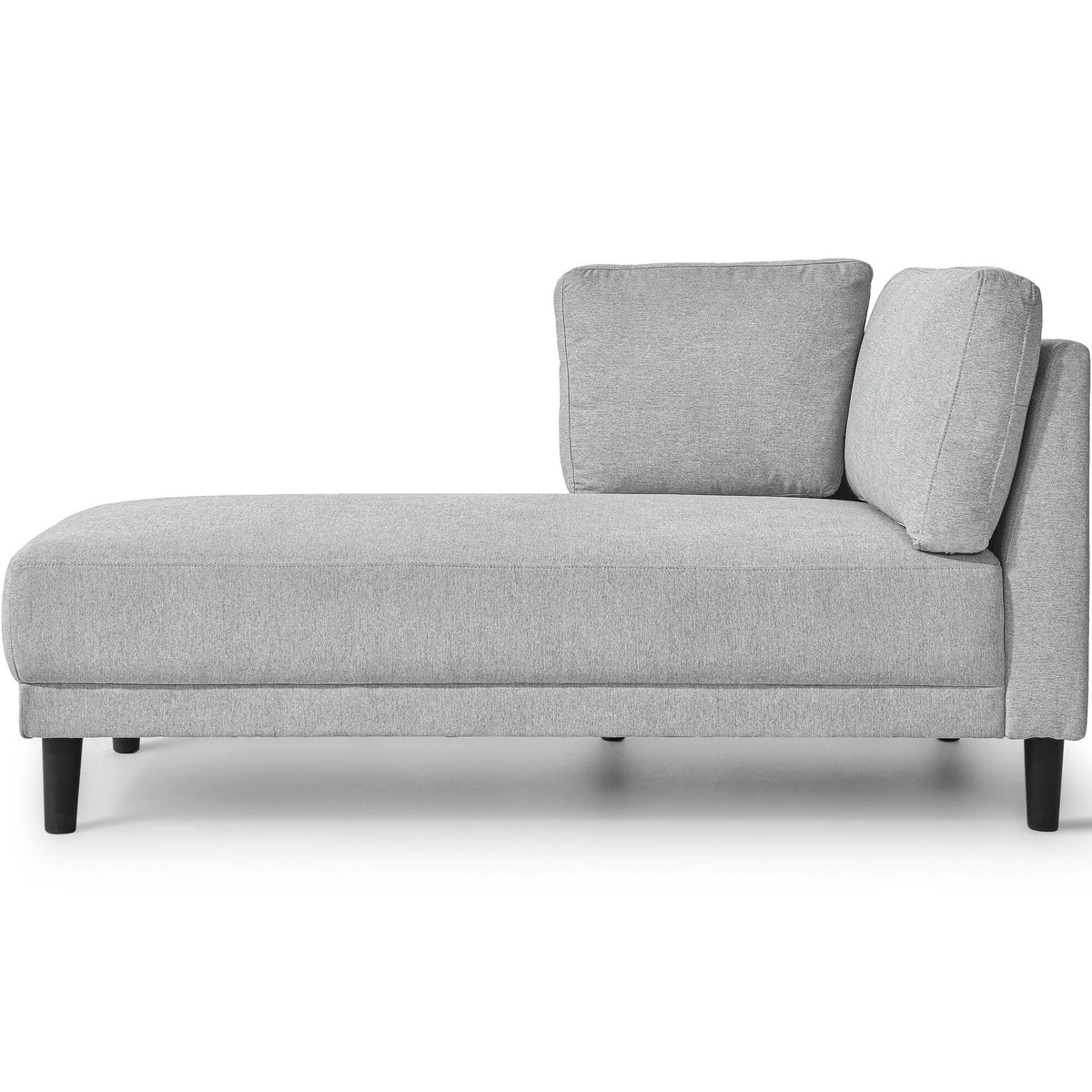 Grey Upholstered Corner Lounge Chair Q4479