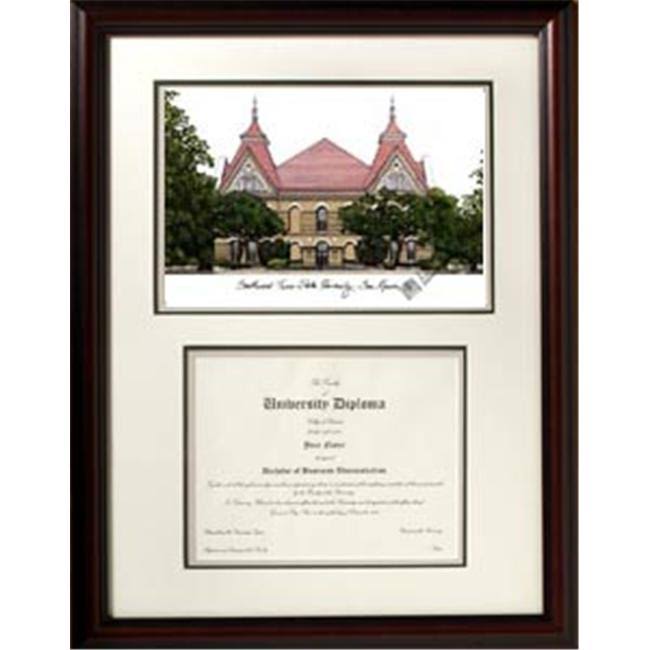 Diploma Frame Lithograph with Diploma W42045