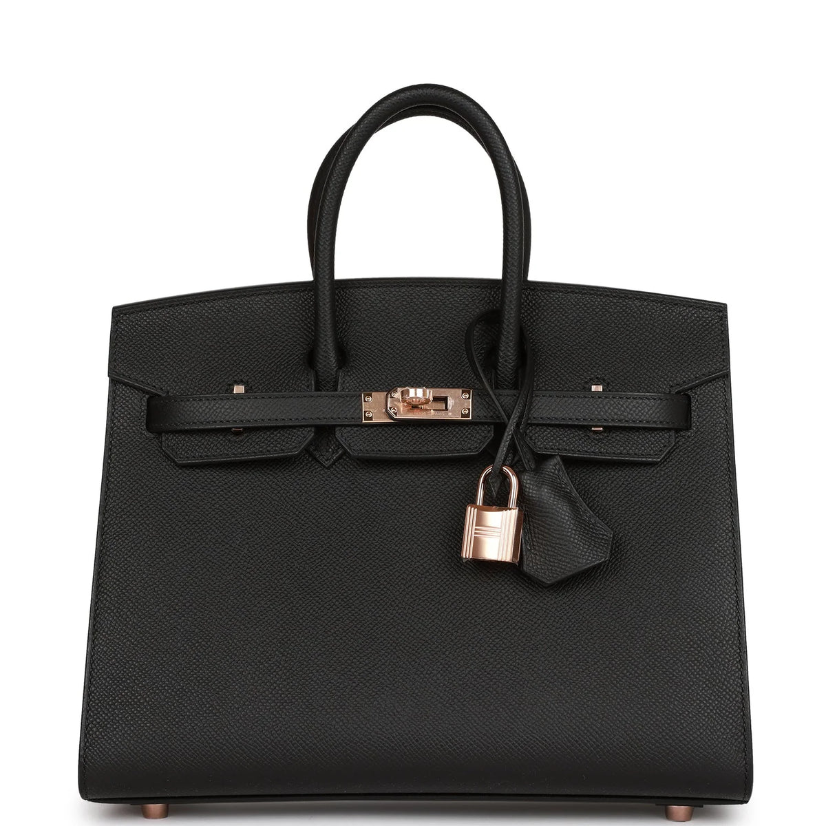 Black Epsom Leather Handbag G2276