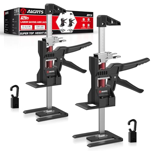 11.3 Inch Hand Lifting Furniture Lifter Jacks 220 Lb F33872