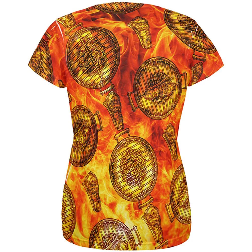 Steak Pattern Womens T Shirt W517