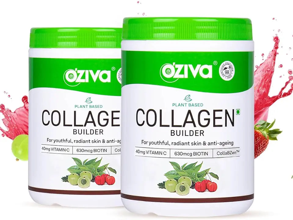 Plant Based Collagen Powder with Biotin, Silica & Vitamin C 250G Pack of 2 W90415