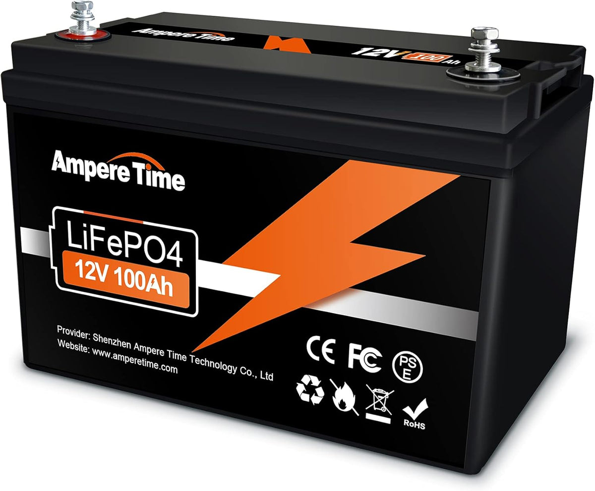 12V 100Ah LiFePO4 Deep Cycle Battery with Built-in BMS X3640