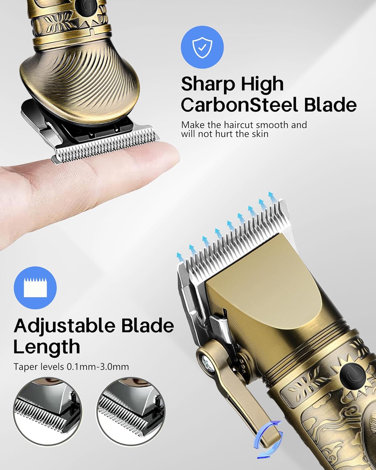 Cordless Hair Clippers and Trimmers Set R2295