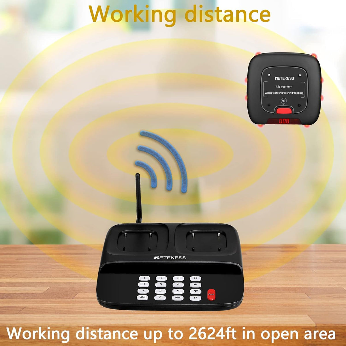 Restaurant Pager System with 20 Pagers K89165