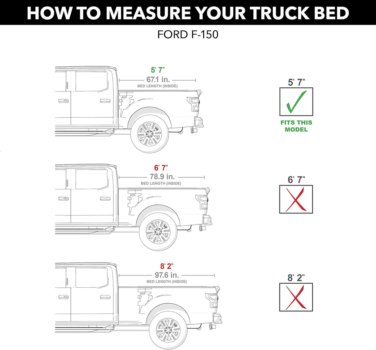 Hard Quad-Fold Truck Bed Tonneau Cover O354999