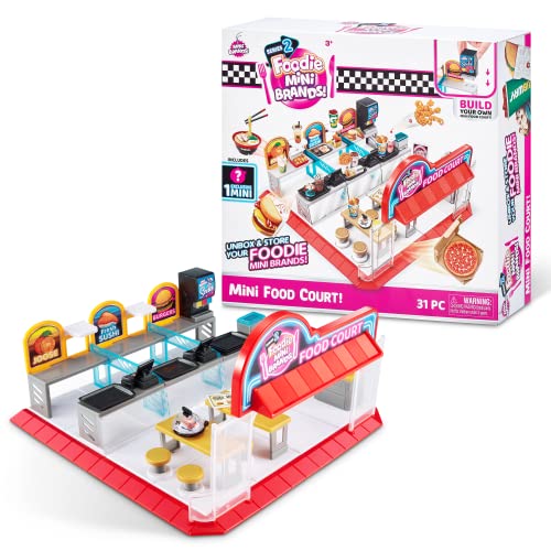 Mini Brands Foodie Series 2 Food Court Playset with 1 Exclusive Mini A41295