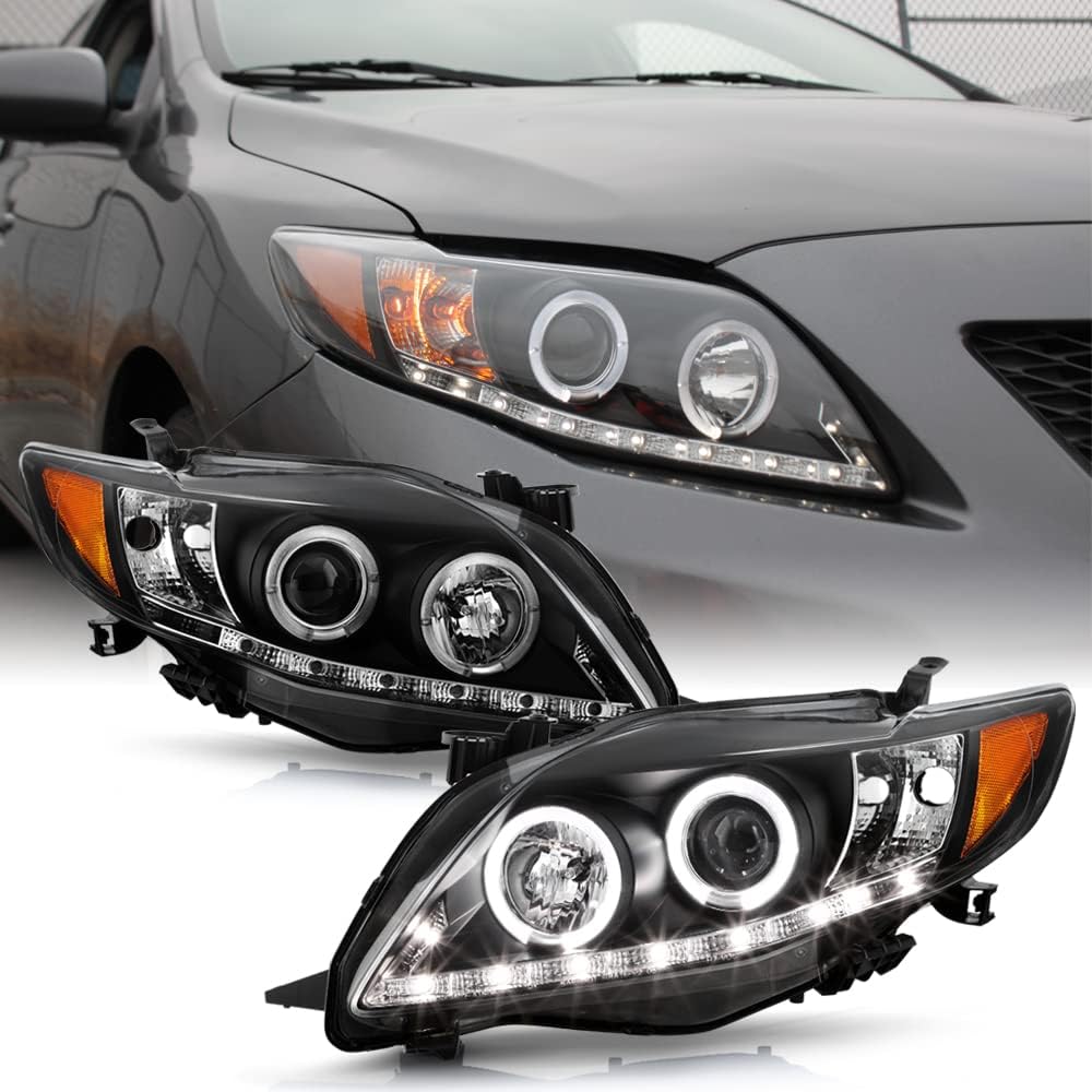 Black Housing Projector Headlights M695936