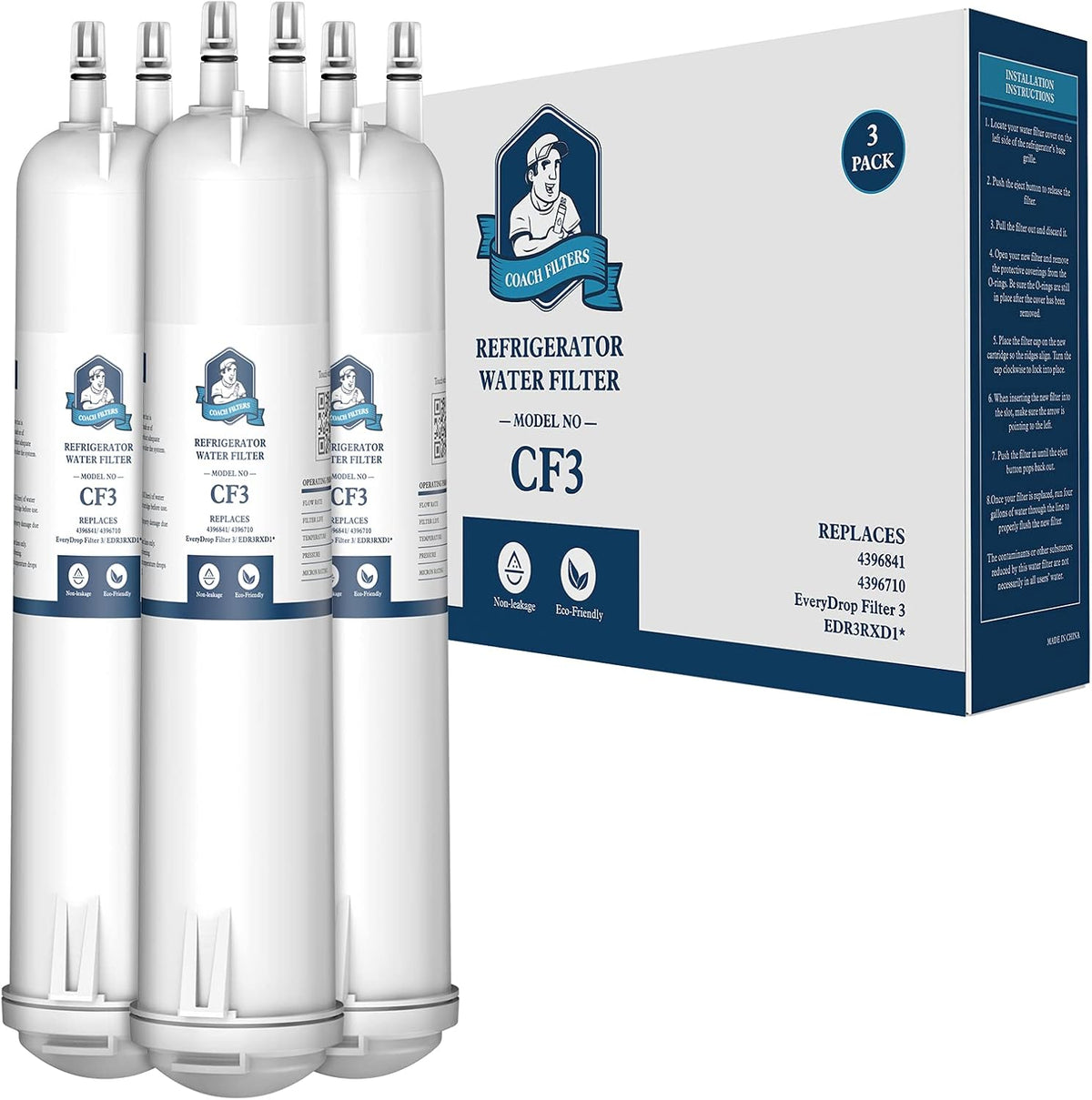 Water Filter Cap 3-PACKS B943