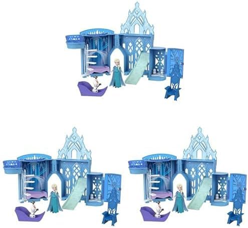 Storytime Stackers Elsa Ice Palace Stackable Castle Doll House with Small Doll & 8 Pieces U326939
