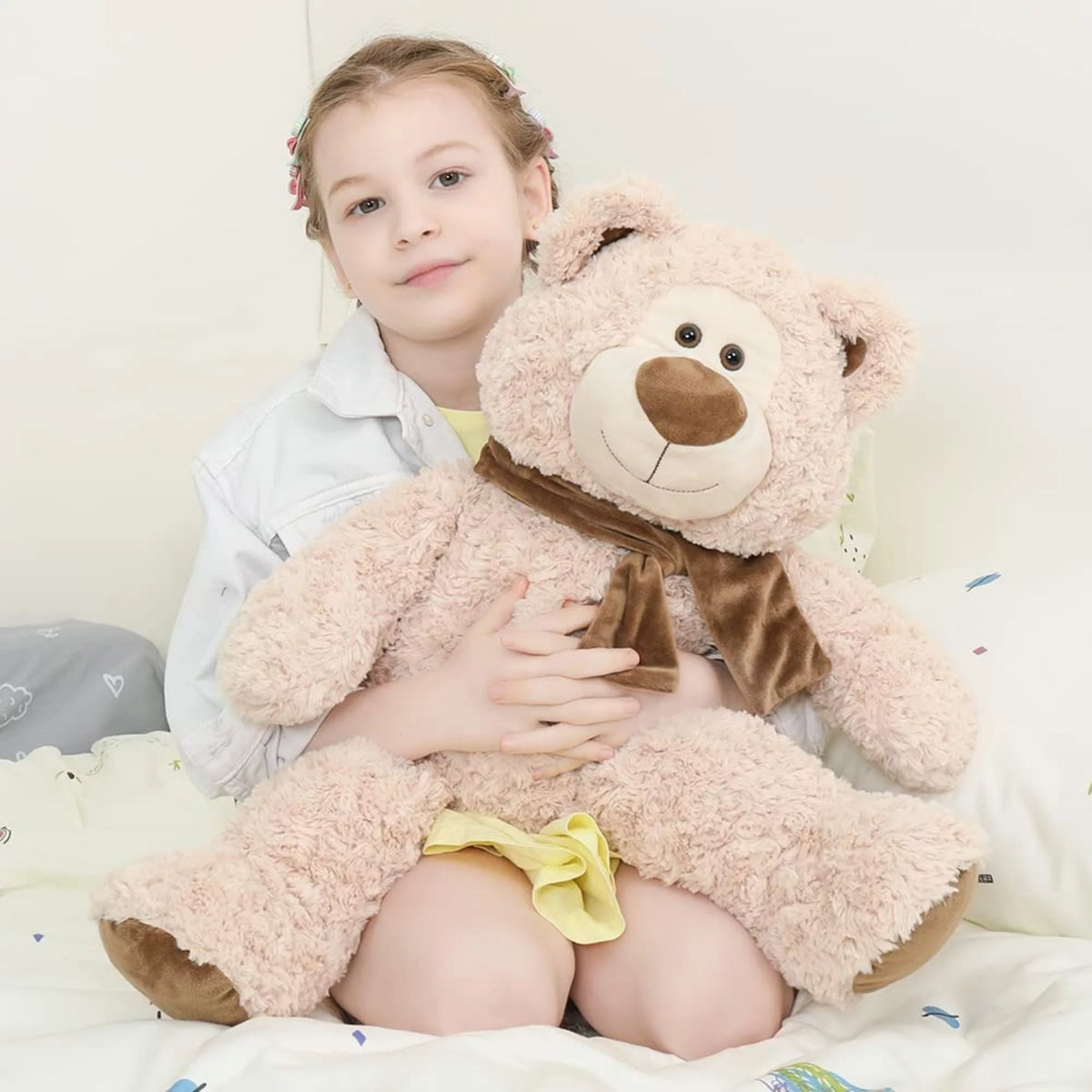Beige 24'' Giant Teddy Bear Stuffed Animal Plush Toy B604659