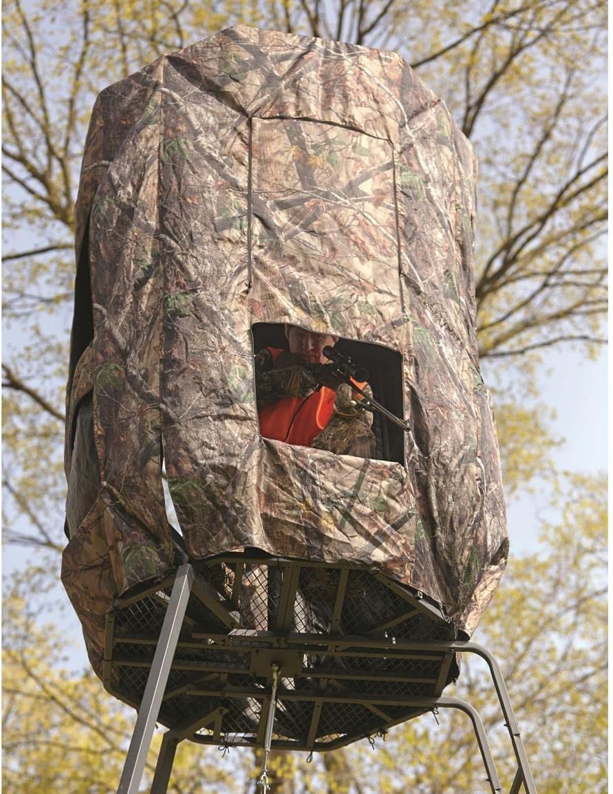 20' Tripod Hunting Deer Stand Cover, Camo Z607