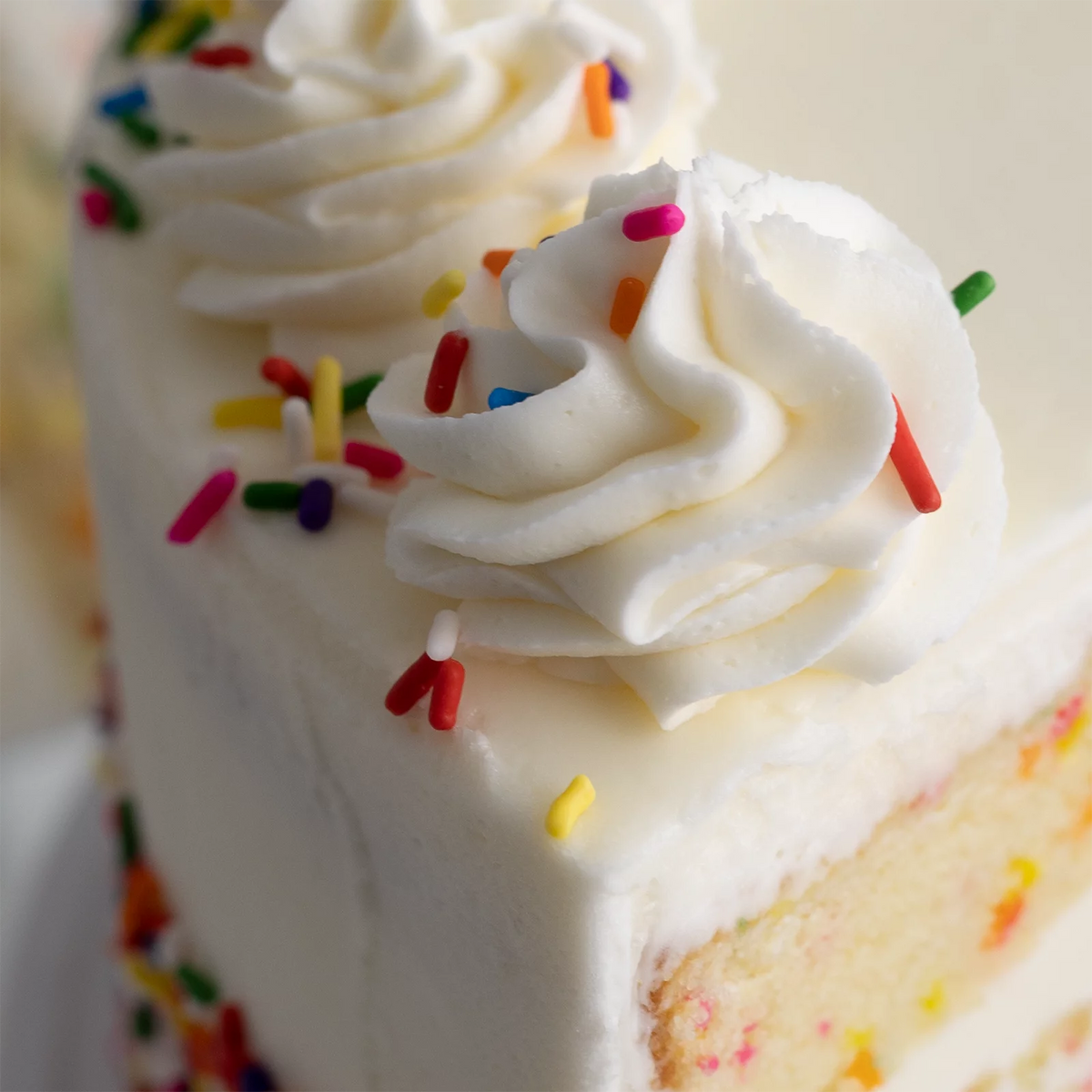 Vanilla Confetti Cake, Large 10” Size N380827