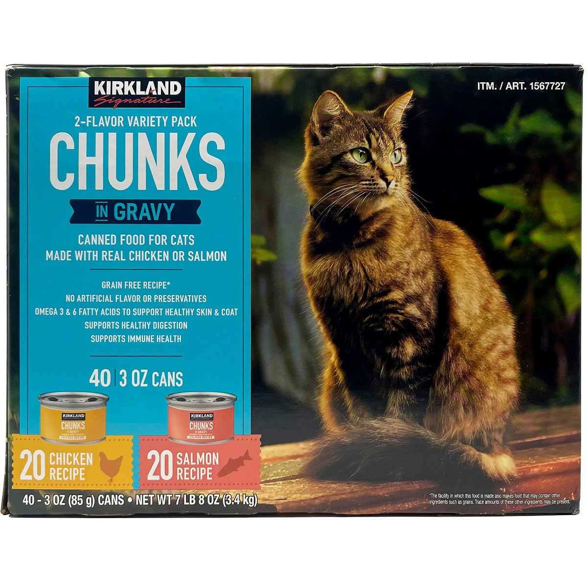 Chunks in Gravy Canned Cat Food Variety Pack E743