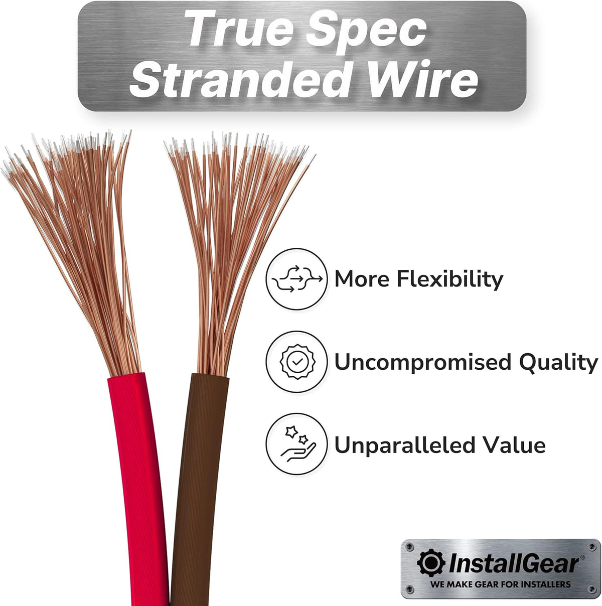 14 Gauge 100ft Speaker Wire Red/Black with 12 Banana Plugs L531453