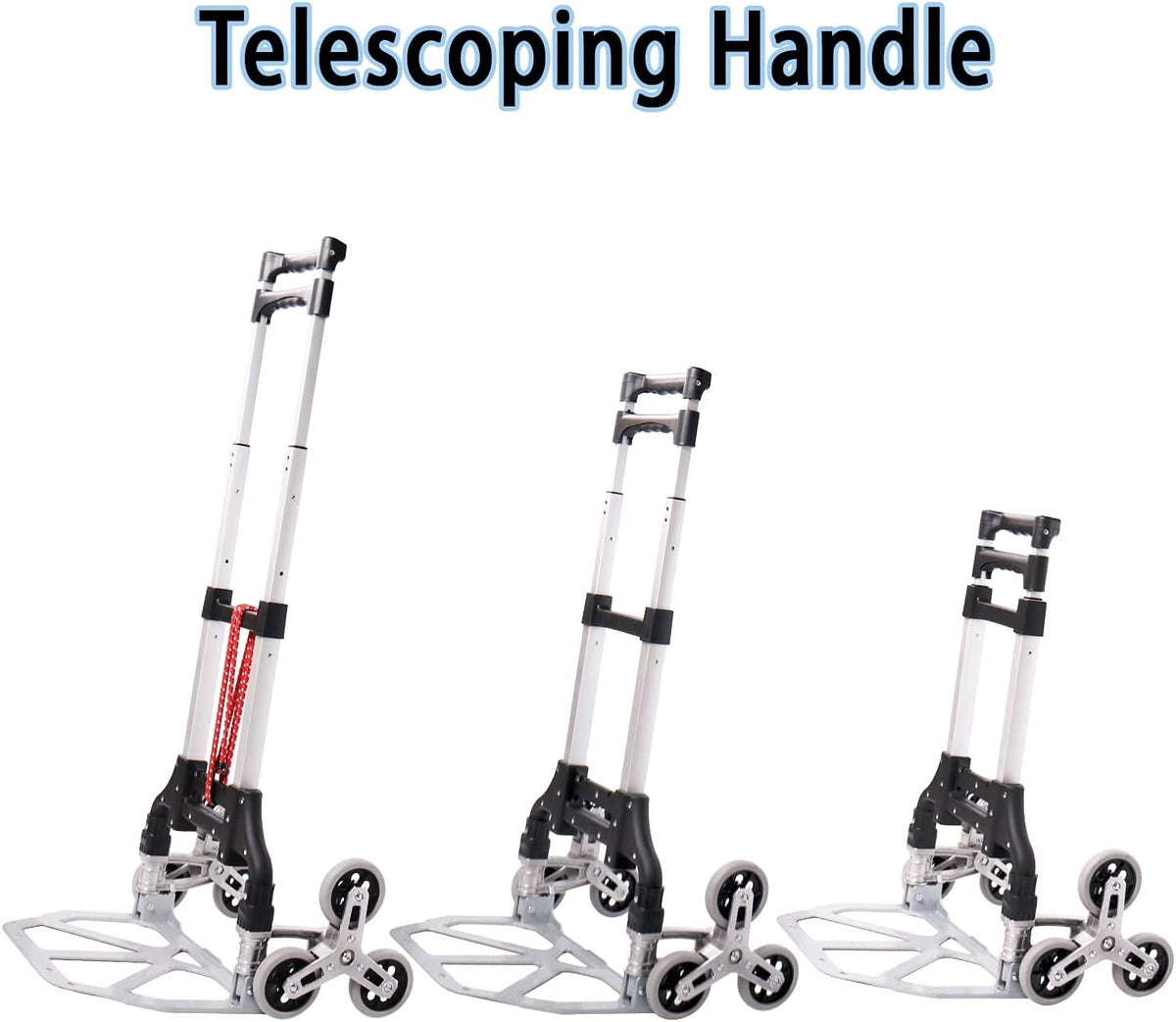 Aluminum Alloy Folding Stair Climbing Cart with 6 Wheels Z901