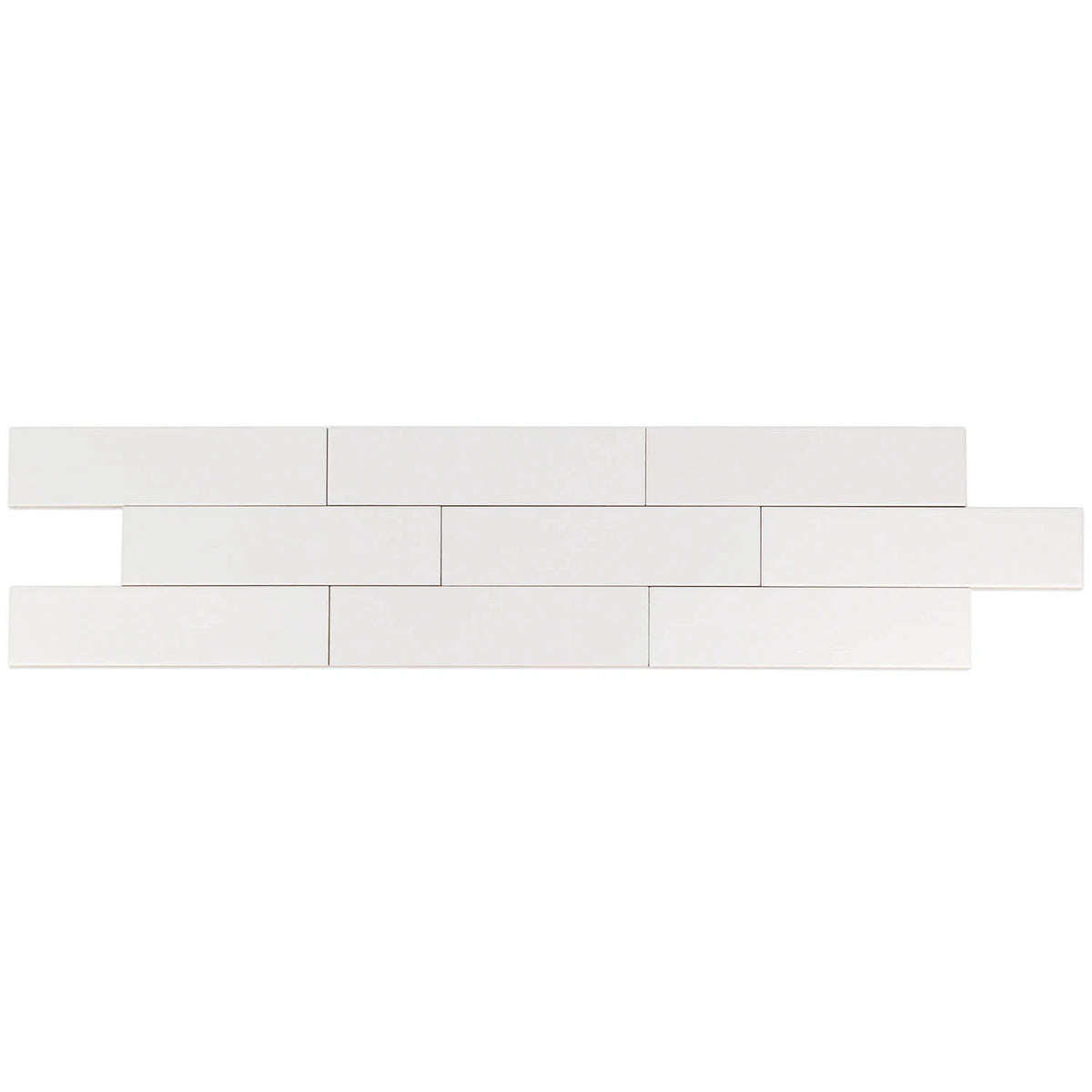 White 3x10 Matte Ceramic Tile Y16795