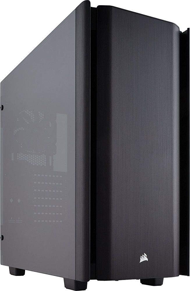 Smoked Tempered Glass Aluminum Super-Tower Case H479