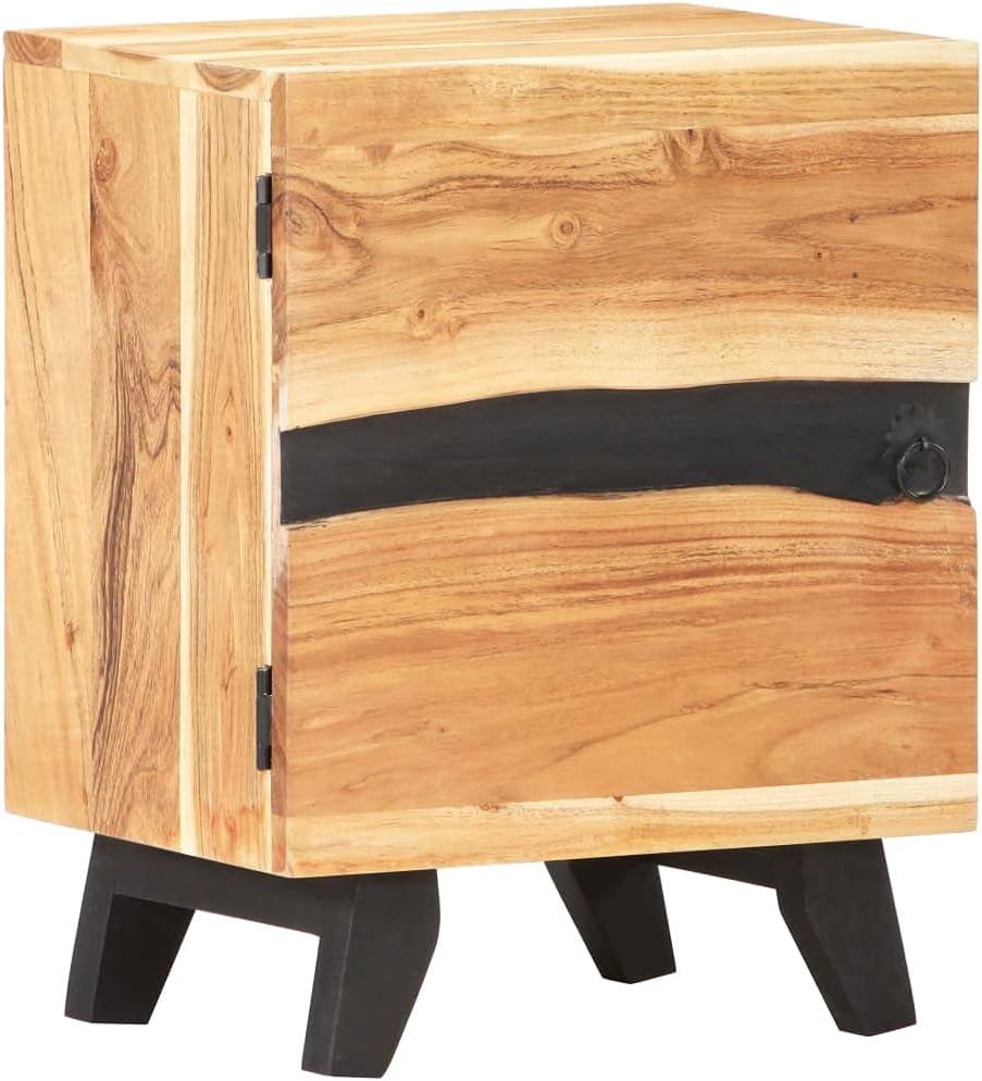 Solid Acacia Wood Corner Cabinet 15.7"x11.8"x20.1" V736