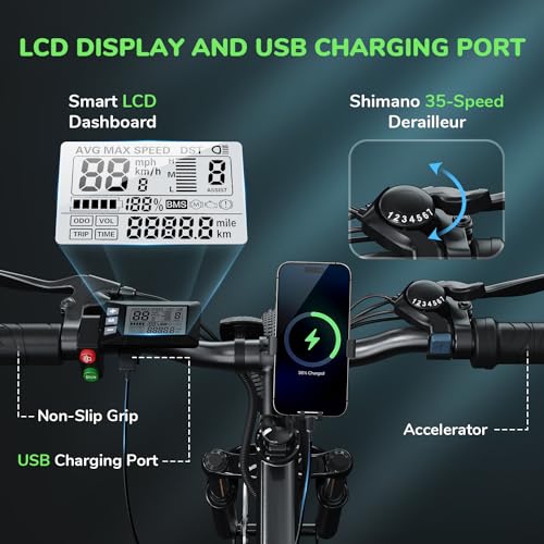 26" Electric Mountain Bike with Removable Battery X951