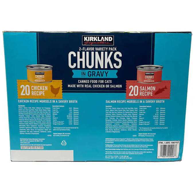 Chunks in Gravy Canned Cat Food Variety Pack E743