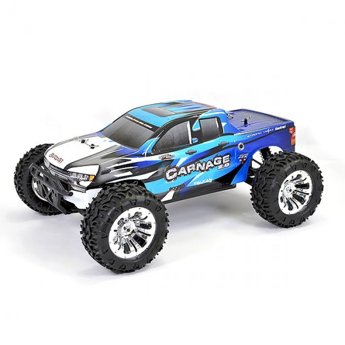 Blue 4WD Brushed RC Car F61447