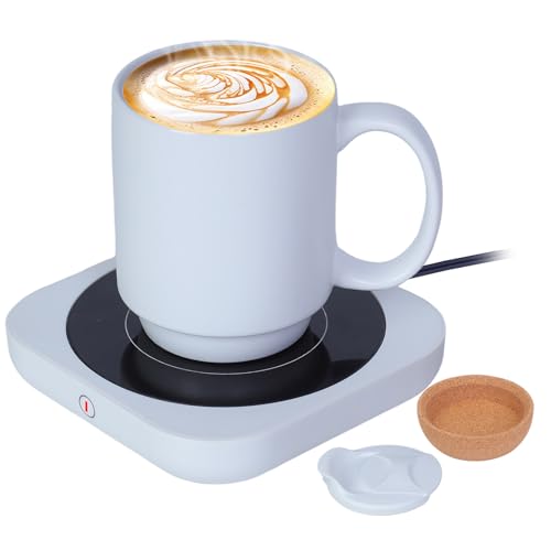 Black Electric Coffee Cup Warmer with Ceramic Mug G6843