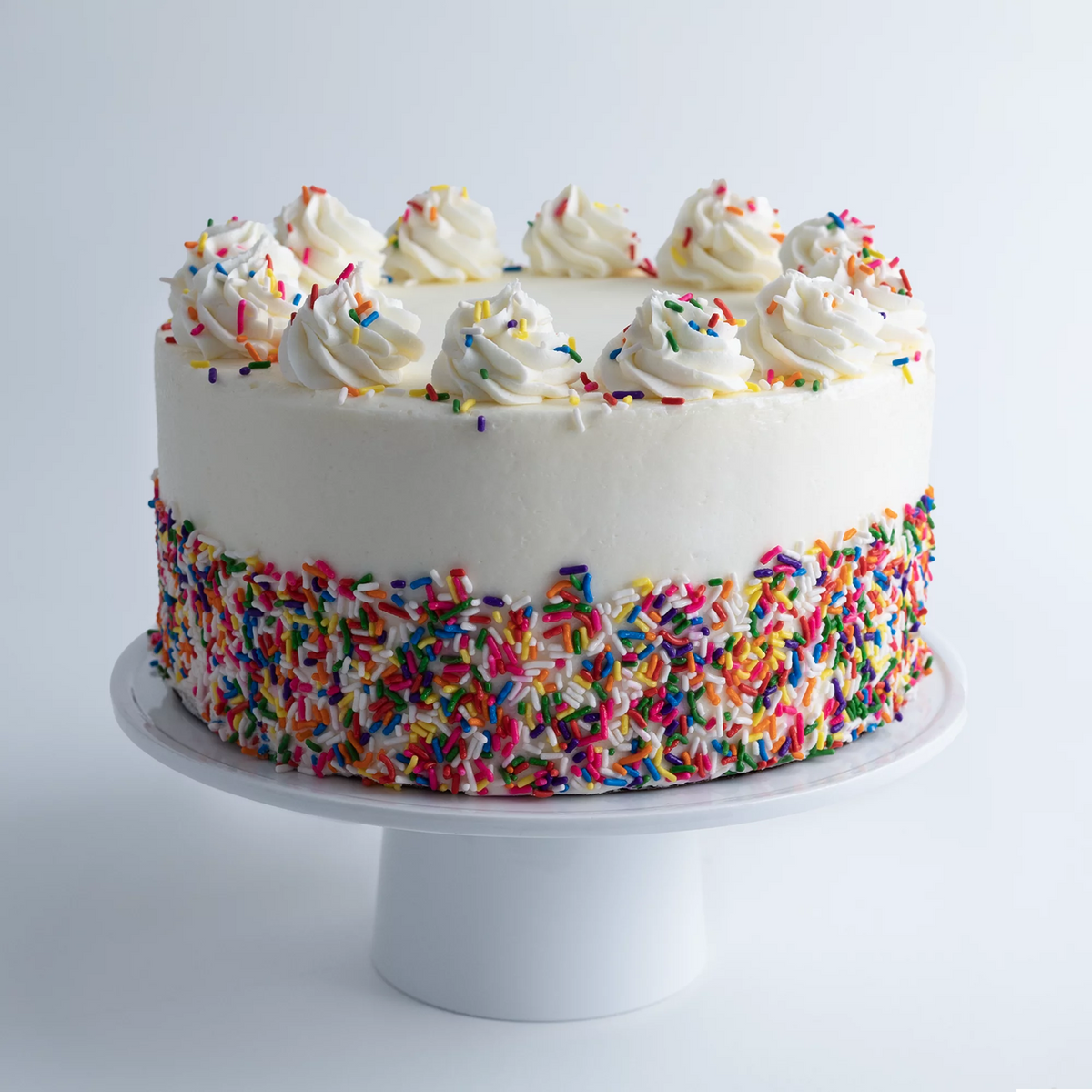 Vanilla Confetti Cake, Large 10” Size N380827