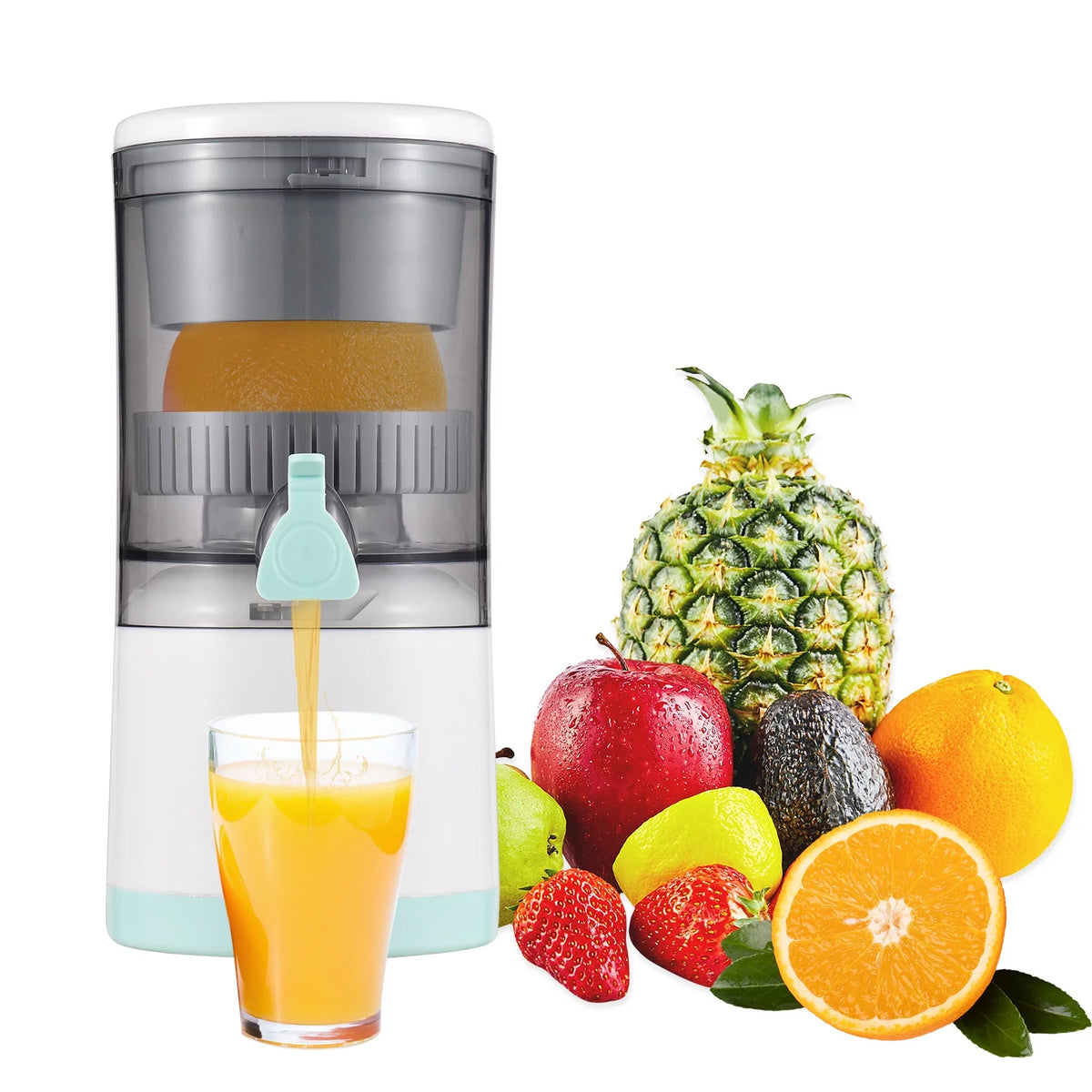 Electric Orange Juice Squeezer Portable Citrus Juicer USB Powered Detachable Washable P6534
